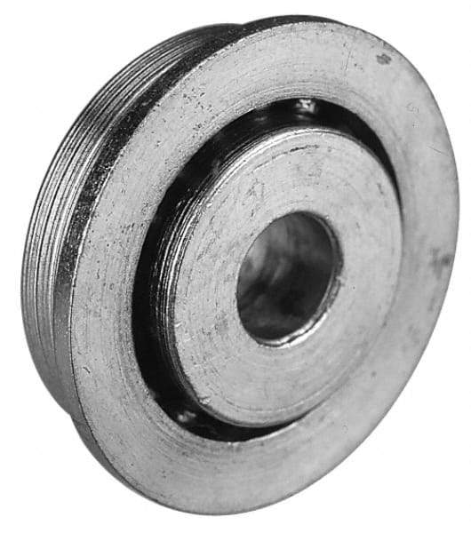 Value Collection - 1/2" Bore Diam, 1-3/4" OD, Open Unground Full Complement Radial Ball Bearing - With Flange, 1 Row, Round Bore, 1,187 Lb Dynamic Capacity - Best Tool & Supply