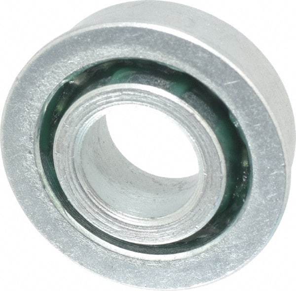 Value Collection - 1/2" Bore Diam, 1-1/8" OD, Open Unground Full Complement Radial Ball Bearing - With Flange, 1 Row, Round Bore, 533 Lb Dynamic Capacity - Best Tool & Supply