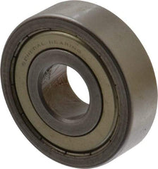 Value Collection - 5/8" Bore Diam, 1-3/4" OD, Double Shield Unground Retainer Type Radial Ball Bearing - 1/2" Wide, 1 Row, Round Bore, 1,171 Lb Dynamic Capacity - Best Tool & Supply