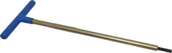 Made in USA - 6mm Hex, T-Handle, Hex Key - 12" OAL, Chromalloy Steel, Metric System of Measurement - Best Tool & Supply