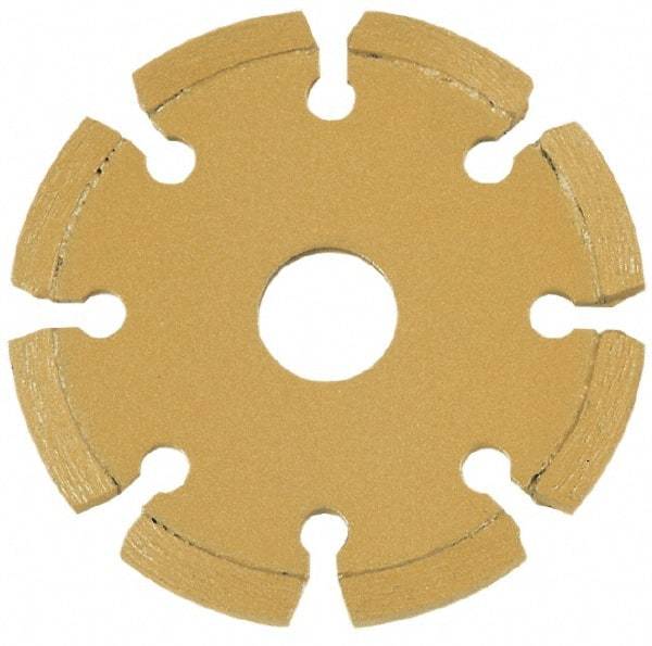 Core Cut - 4-1/2" Diam, 20mm Arbor Hole Diam, Wet & Dry Cut Saw Blade - Diamond-Tipped, Standard Round Arbor - Best Tool & Supply