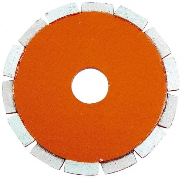 Core Cut - 4-1/2" Diam, 20mm Arbor Hole Diam, Wet & Dry Cut Saw Blade - Diamond-Tipped, Standard Round Arbor - Best Tool & Supply