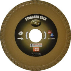 Core Cut - 4-1/2" Diam, 20mm Arbor Hole Diam, Wet & Dry Cut Saw Blade - Diamond-Tipped, Diamond Arbor - Best Tool & Supply