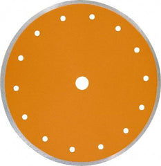 Core Cut - 7" Diam, 5/8" Arbor Hole Diam, Wet & Dry Cut Saw Blade - Diamond-Tipped, Standard Round Arbor - Best Tool & Supply