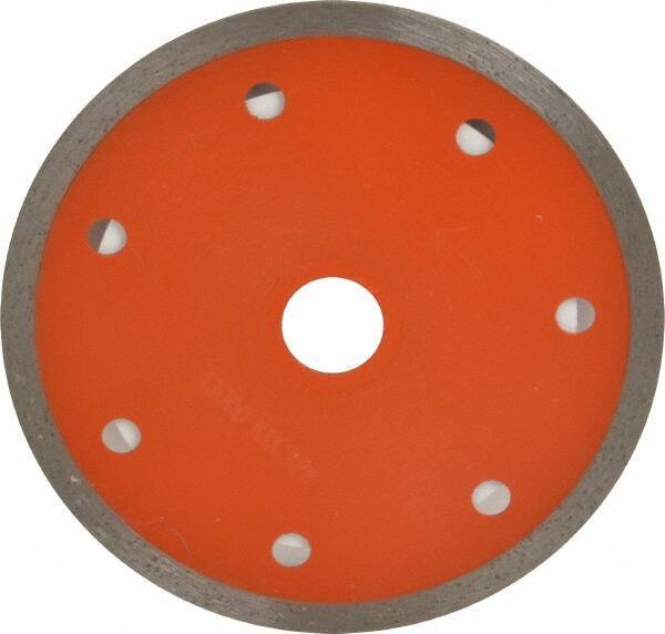 Core Cut - 4" Diam, 5/8" Arbor Hole Diam, Wet & Dry Cut Saw Blade - Diamond-Tipped, Standard Round Arbor - Best Tool & Supply