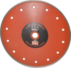 Core Cut - 8" Diam, 5/8" Arbor Hole Diam, Wet & Dry Cut Saw Blade - Diamond-Tipped, Standard Round Arbor - Best Tool & Supply