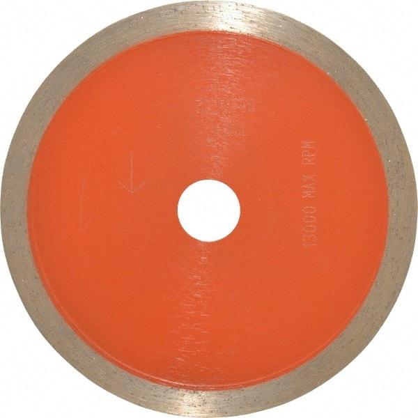 Core Cut - 4" Diam, 5/8" Arbor Hole Diam, Wet & Dry Cut Saw Blade - Diamond-Tipped, Standard Round Arbor - Best Tool & Supply