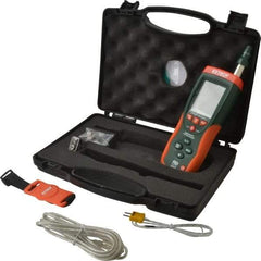 Extech - 14 to 140°F, 0 to 100% Humidity Range, Psychrometer - 2% Relative Humidity Accuracy, 0.1° Resolution - Best Tool & Supply