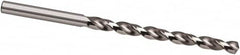 Taper Length Drill Bit: 0.6299″ Dia, 130 ° Bright/Uncoated, RH Cut, Spiral Flute, Straight Shank, Series 219