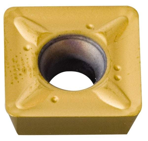 Kennametal - SDCT43 LD Grade KC520M Carbide Milling Insert - TiAlN Finish, 3/16" Thick, 1/2" Inscribed Circle, 0.8mm Corner Radius - Best Tool & Supply