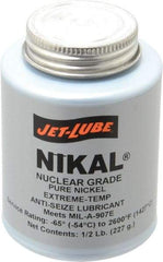 Jet-Lube - 0.5 Lb Can Extreme Temperature Anti-Seize Lubricant - Nickel, -65 to 2,600°F, Gray, Nuclear Grade - Best Tool & Supply