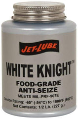 Jet-Lube - 1 Lb Can General Purpose Anti-Seize Lubricant - Aluminum, -65 to 1,800°F, White, Food Grade, Water Resistant - Best Tool & Supply