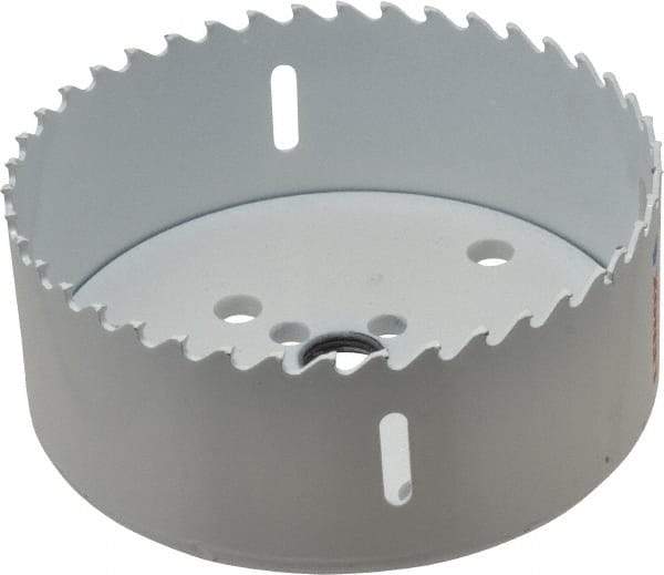 Lenox - 4-1/2" Diam, 1-1/2" Cutting Depth, Hole Saw - Carbide-Tipped Saw, Toothed Edge - Best Tool & Supply