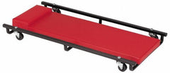 Whiteside - 570 Lb Capacity, 6 Wheel Creeper - Steel, 36" Long x 3-1/4" High x 17" Wide - Best Tool & Supply