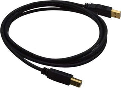 Tripp-Lite - 6' Long, USB A/B Computer Cable - Black, Male x Male - Best Tool & Supply