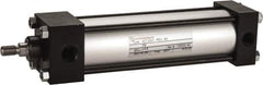 Norgren - 6" Stroke x 2" Bore Single Acting Air Cylinder - 3/8 Port, 7/16-20 Rod Thread, 250 Max psi, -20 to 200°F - Best Tool & Supply