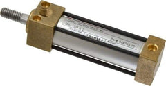 Norgren - 2" Stroke x 3/4" Bore Single Acting Air Cylinder - 1/8 Port, 5/16-18 Rod Thread, 150 Max psi, -20 to 200°F - Best Tool & Supply