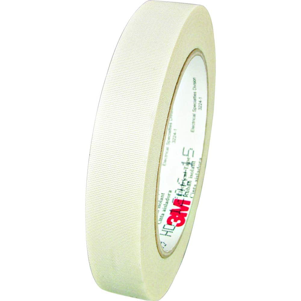 3M - 1" x 110' x 7 mil White Glass Cloth Electrical Tape - Best Tool & Supply