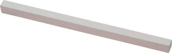 Norton - 900 Grit Aluminum Oxide Square Polishing Stone - Super Fine Grade, 1/4" Wide x 6" Long x 1/4" Thick - Best Tool & Supply