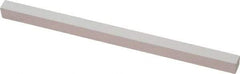 Norton - 900 Grit Aluminum Oxide Square Polishing Stone - Super Fine Grade, 1/4" Wide x 6" Long x 1/4" Thick - Best Tool & Supply