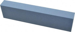 Norton - 80 Grit Aluminum Oxide Rectangular Polishing Stone - Medium Grade, 2" Wide x 8" Long x 1" Thick - Best Tool & Supply