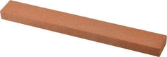 Norton - 150 Grit Aluminum Oxide Rectangular Polishing Stone - Very Fine Grade, 1" Wide x 8" Long x 1/2" Thick - Best Tool & Supply