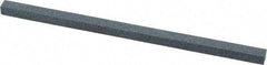 Made in USA - 120 Grit Aluminum Oxide Square Polishing Stone - Fine Grade, 1/4" Wide x 6" Long x 1/4" Thick - Best Tool & Supply