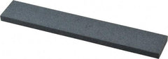 Made in USA - 120 Grit Aluminum Oxide Rectangular Polishing Stone - Fine Grade, 1" Wide x 6" Long x 1/4" Thick - Best Tool & Supply