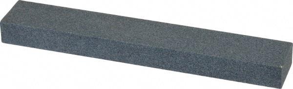 Made in USA - 120 Grit Aluminum Oxide Rectangular Polishing Stone - Fine Grade, 1" Wide x 6" Long x 1/2" Thick - Best Tool & Supply