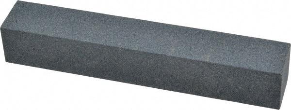 Made in USA - 120 Grit Aluminum Oxide Square Polishing Stone - Fine Grade, 1" Wide x 6" Long x 1" Thick - Best Tool & Supply