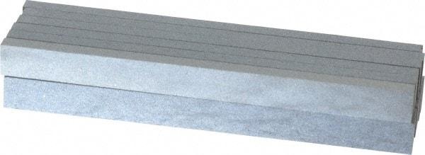 Made in USA - 180 Grit Aluminum Oxide Rectangular Polishing Stone - Very Fine Grade, 1/2" Wide x 6" Long x 1/4" Thick - Best Tool & Supply