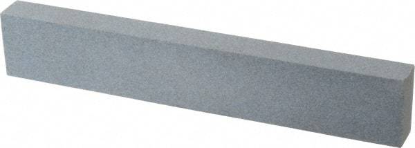 Made in USA - 180 Grit Aluminum Oxide Rectangular Polishing Stone - Very Fine Grade, 1" Wide x 6" Long x 1/2" Thick - Best Tool & Supply