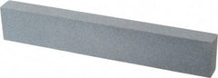 Made in USA - 180 Grit Aluminum Oxide Rectangular Polishing Stone - Very Fine Grade, 1" Wide x 6" Long x 1/2" Thick - Best Tool & Supply