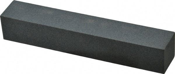 Made in USA - 220 Grit Aluminum Oxide Square Polishing Stone - Very Fine Grade, 1" Wide x 6" Long x 1" Thick - Best Tool & Supply