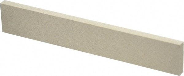 Made in USA - 320 Grit Aluminum Oxide Rectangular Polishing Stone - Extra Fine Grade, 1" Wide x 6" Long x 1/4" Thick - Best Tool & Supply