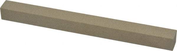 Made in USA - 320 Grit Aluminum Oxide Square Polishing Stone - Extra Fine Grade, 1/2" Wide x 6" Long x 1/2" Thick - Best Tool & Supply