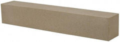 Made in USA - 320 Grit Aluminum Oxide Square Polishing Stone - Extra Fine Grade, 1" Wide x 6" Long x 1" Thick - Best Tool & Supply