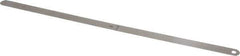 Starrett - 0.001 Inch Thick x 1/2 Inch Wide x 12 Inch Leaf Length, Parallel Feeler Gage - Tempered Steel - Best Tool & Supply