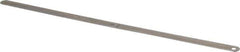 Starrett - 0.025 Inch Thick x 1/2 Inch Wide x 12 Inch Leaf Length, Parallel Feeler Gage - Tempered Steel - Best Tool & Supply