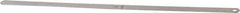 Starrett - 0.026 Inch Thick x 1/2 Inch Wide x 12 Inch Leaf Length, Parallel Feeler Gage - Tempered Steel - Best Tool & Supply