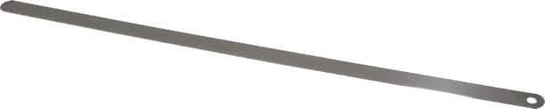 Starrett - 0.027 Inch Thick x 1/2 Inch Wide x 12 Inch Leaf Length, Parallel Feeler Gage - Tempered Steel - Best Tool & Supply