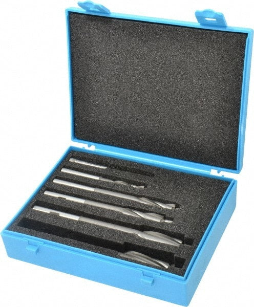 Made in USA - 3 to 10mm Socket Head Cap Screw Compatible, High Speed Steel, Solid Pilot Counterbore Set - Best Tool & Supply