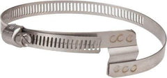 Hi-Tech Duravent - Stainless Steel Hose Clamp - 5/16" Wide x 0.02" Thick, 2" Hose, 1-1/4 to 2-5/8" Diam - Best Tool & Supply