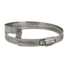 Hi-Tech Duravent - Stainless Steel Hose Clamp - 1/2" Wide x 0.02" Thick, 4-1/4" Hose, 2-3/4 to 4-5/8" Diam - Best Tool & Supply