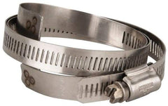 Hi-Tech Duravent - Stainless Steel Hose Clamp - 1/2" Wide x 0.02" Thick, 5-1/4" Hose, 3-1/4 to 5-5/8" Diam - Best Tool & Supply