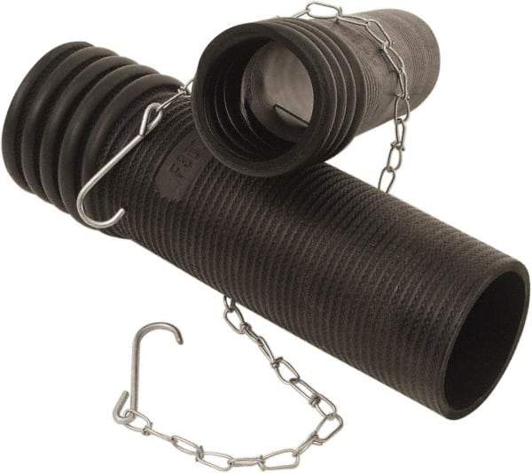 Hi-Tech Duravent - 3" ID Custom EPDM Tailpipe Adapter - 8" Long - Best Tool & Supply