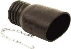Hi-Tech Duravent - 3" ID Custom EPDM Twin Tailpipe Adapter - 8" Long - Best Tool & Supply