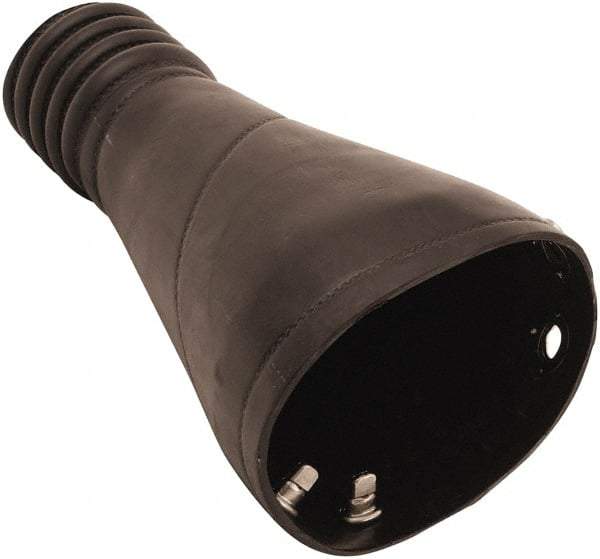 Hi-Tech Duravent - Custom EPDM Universal Adapter - 8" Long, Oval ID Range - Best Tool & Supply