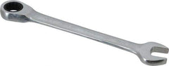 Blackhawk by Proto - 7/16" 12 Point Combination Wrench - 15° Head Angle, 5-39/64" OAL, Steel, Chrome Finish - Best Tool & Supply