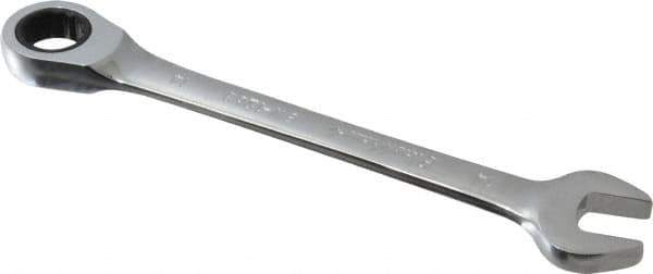 Blackhawk by Proto - 14mm 12 Point Combination Wrench - 15° Head Angle, 7-3/32" OAL, Steel, Chrome Finish - Best Tool & Supply